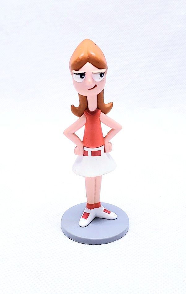 Disney Store 2010 Phineas & Ferb PVC 3" Candace Flynn Toy Mini Figure RARE