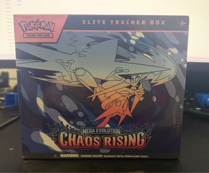 Pokémon Mega Evolution: Chaos Rising Elite Trainer Box (ETB) – Factory Sealed