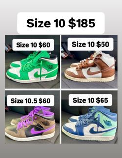 Jordan retro 1s and dunks package deal