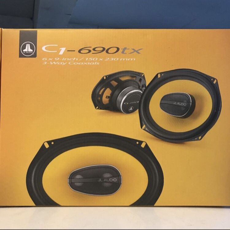 JL Audio 6x9 Speakers 3 Ways C1 690tx Brand New