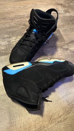 Air Jordan 6 Black University Blue Sneakers