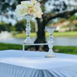 Mason Rhinestone Candle Holder Set Of 2