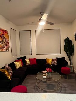 Black sectional
