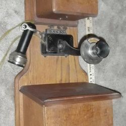 1894 Stromberg Carlson Oak Deluxe Wall Phone