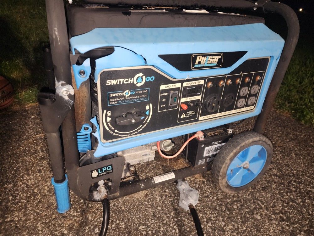 Pulsar 12000 Duel Fuel Propane Gas 12k
