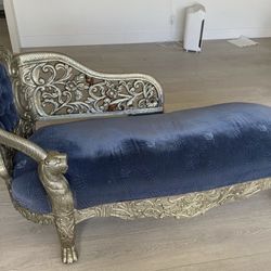 Modern French Louis XV Style Chaise 