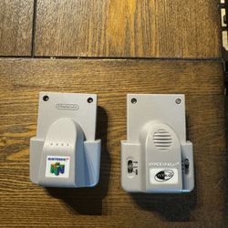 2 Nintendo 64 Rumble Packs 