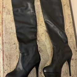 Black Thigh High Boots Women’s  