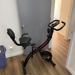 Fold Up Exercise Bike 