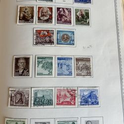 Germany 🇩🇪 German Democratic Republic Stamp Collection Issued 1953–19 54