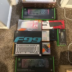Gaming Keyboards All Brand New