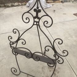 Wrought Iron Display Easel