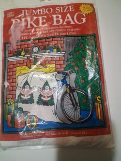 Jumbo Size Christmas Bike Gift Bag