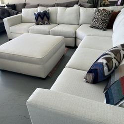 Soft Brand New Sectionals With Matching Ottoman 