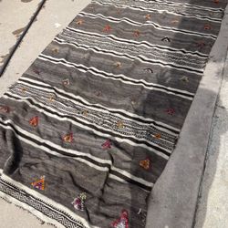 Vintage Tribal Kilim Rug beautiful color and pattern large runner size