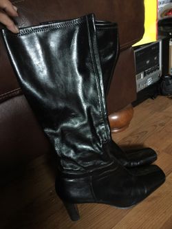 Aldo black boots size 38 (7.5)