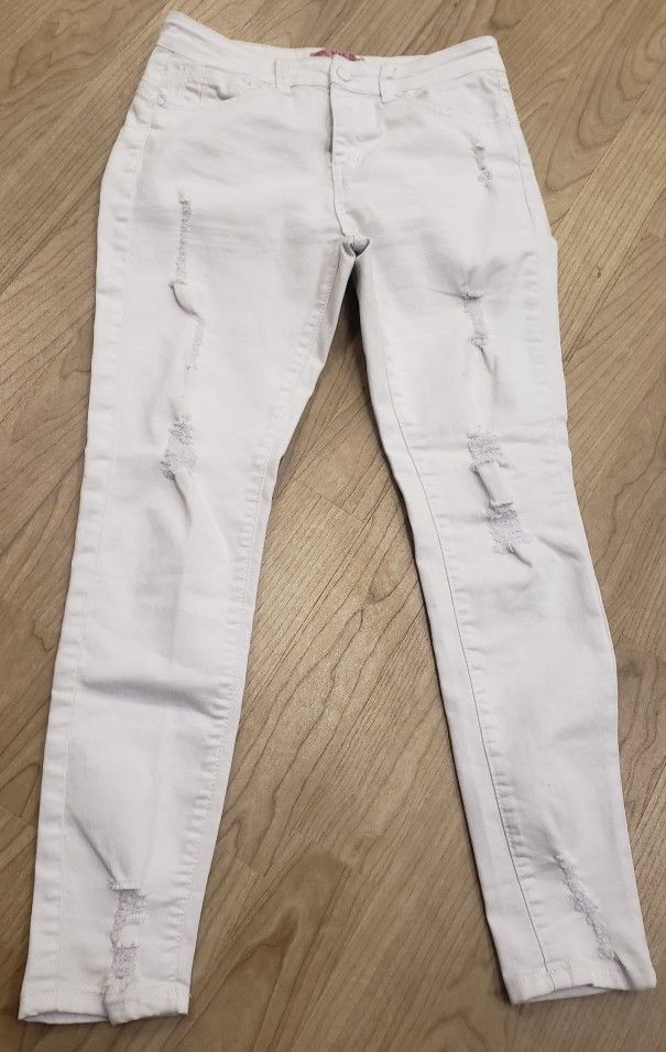 White WAX JEAN BUTT, I LOVE YOU! size 5/27