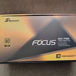 Seasonic Focus GX 750 Watts 80 Plus Gold Fully Modular Power Supply