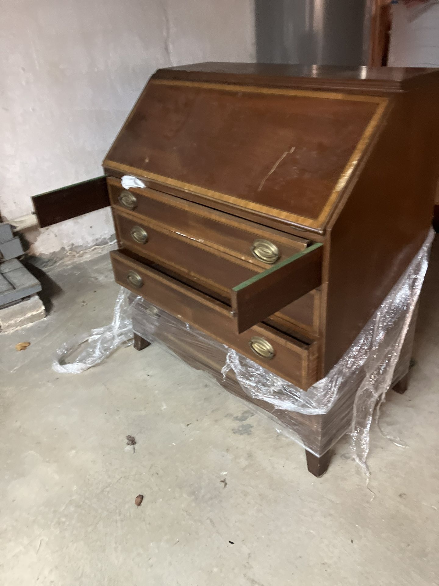 Antique Vintage Wood Desk