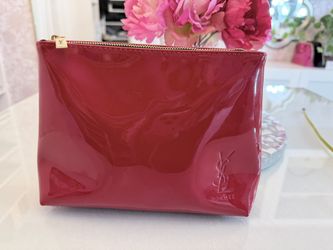 Yves Saint Laurent Red Cosmetic Bag