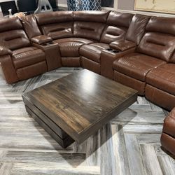 Sectional Couch With Table 