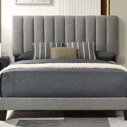 Brand New Grey Queen Bed Frame (Available In Eastern King)