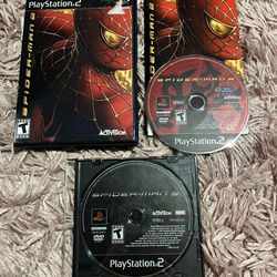 Spider-Man 2 CIB + Spider-Man 3 loose For PlayStation 2