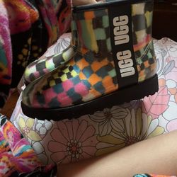 Clear Ugg Mini Boot (Checks)