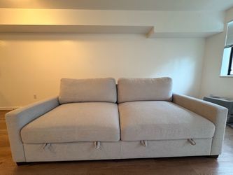 Cream color couch from Costco