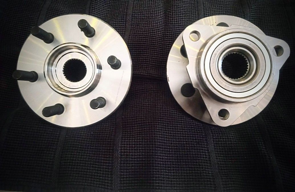 4WD Front Wheel Bearing Hub Fits Dodge Dakota (97-04) Durango (98-03) 6 Lugs