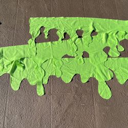 Felt Green Slime Halloween Decoration, over 25’ long, or use for fabric