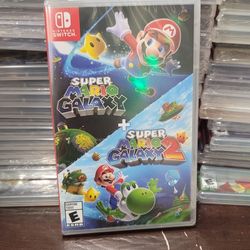 NINTENDO SWITCH SUPER MARIO GALAXY 1 AND 2 BRAND NEW FACTORY SEALED