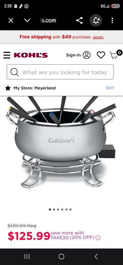 Electric Fondue Pot