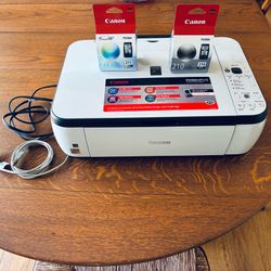 Canon PIXMA MP270 color printer and scanner.