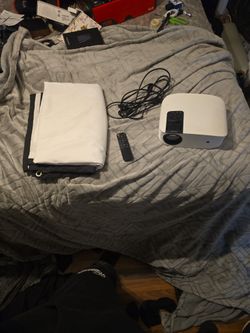Bluetooth Projector With Large Screen And Remote
