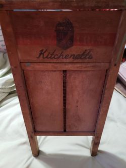Vintage Kitchenette Wooden Washboard