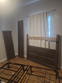 Queen bedframe headboard.