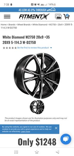 White Diamond 20 Inch Wheel