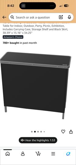 Portable bar!