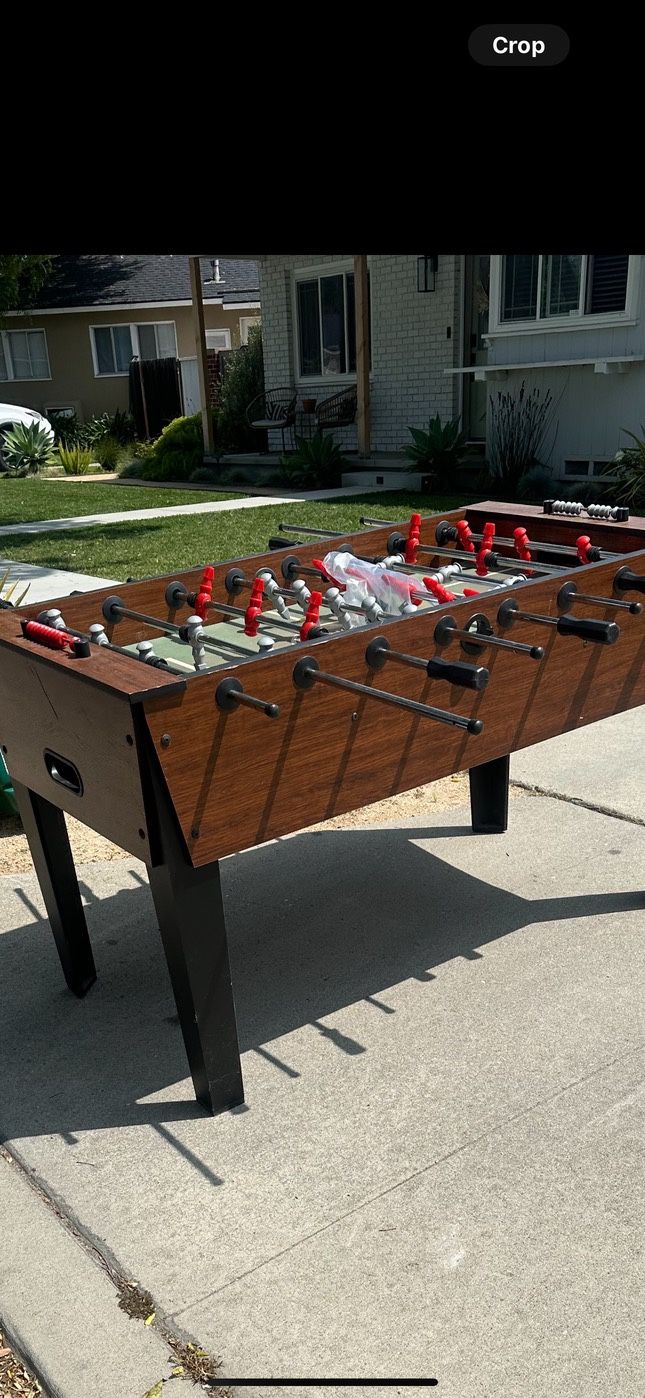 Wooden Foosball Table 