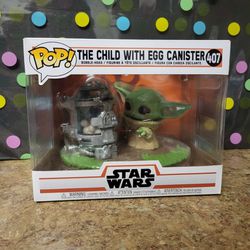 Funko Pop Star Wars The Mandalorian The Child with Egg Canister Vinyl Figure 407