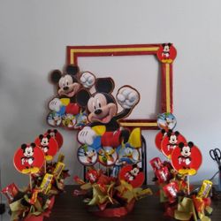 Paquete mickey decorasion infantil