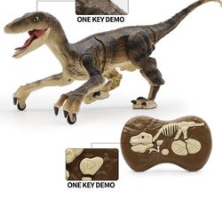 Venta Al Mayoreo 15 Dollars Remote Control Dinosaur Toys - Simulate The Walking & Realistic Roar of Real Dinosaur, Walking Dinosaur Toys for 4 5 6 7 Y