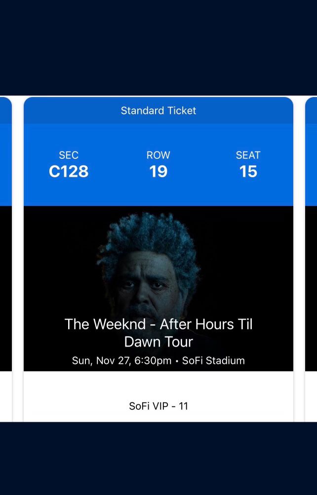Weeknd Tickets 