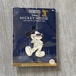 2022 Disney Mickey Mouse the Main Attraction Space Mountain Pin 1/12 LR