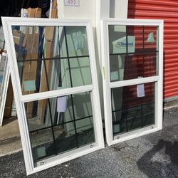 2x) IMPACT WINDOWS SIZE 36x59 1/2 
