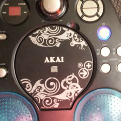 ai Media | Akai Karaokee Cd+G Machine With All You See In Pic | Color: Black . All cords and mic