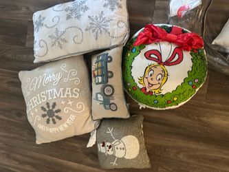 Holiday pillows