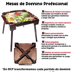 Mesas De Domino De Madera Diseños Exclusivos