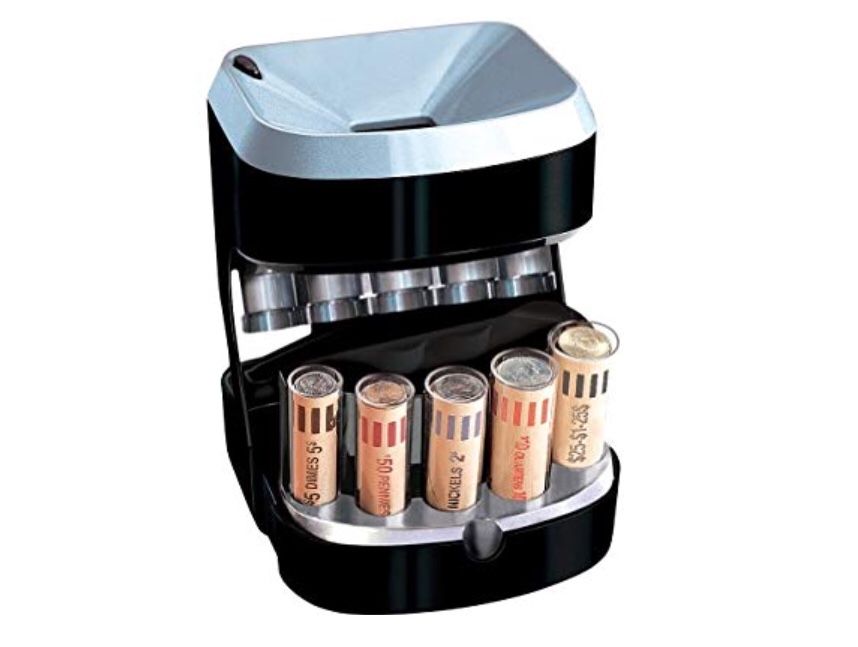 Accuwrapper Motorized Coin Sorter with 100 Bonus Wrappers Included
